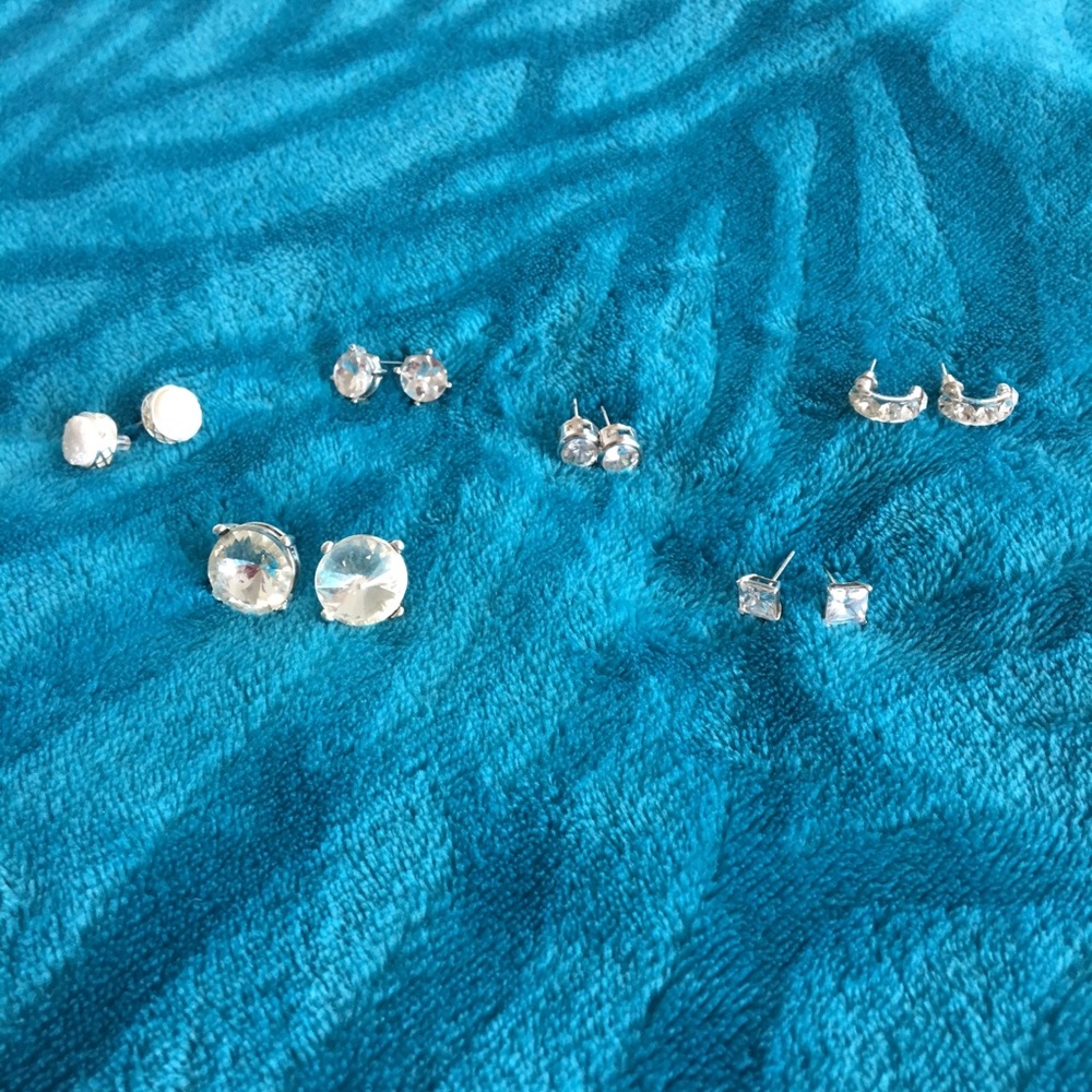 Lot of 6 silver, beautiful earrings